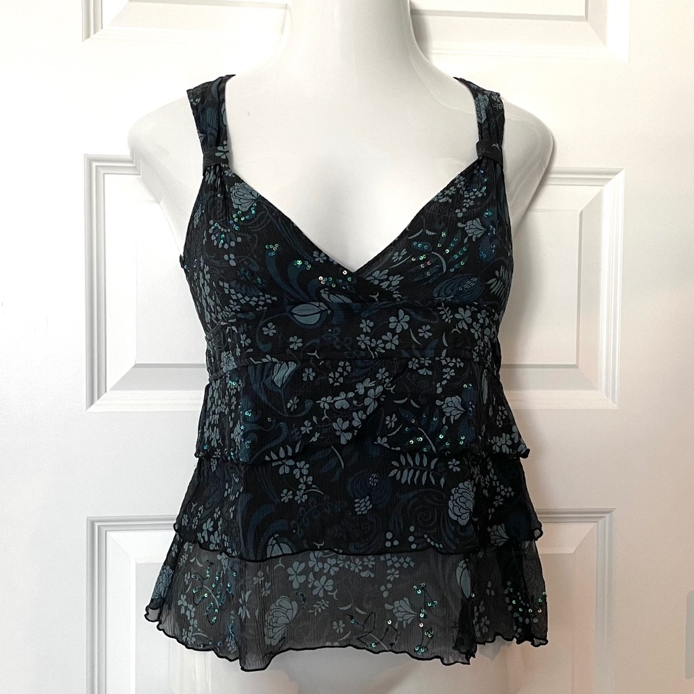 H&M Silk Layered Silk Top